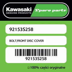 Ekspresowa dostawa BOLT,FRONT DISC COVER