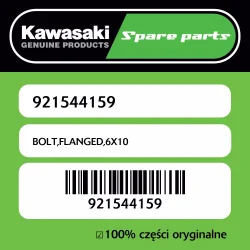 Śruba z kołnierzem 6X10 Kawasaki Wyprzedaż