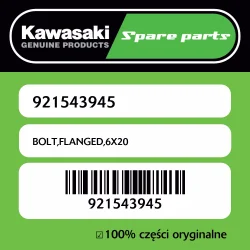 Cena promocyjna Śruba z kołnierzem 6X20 Kawasaki