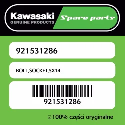 Śruba imbusowa 5X14 Kawasaki Wysoka jakość