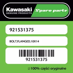 Śruba z kołnierzem 10X14 Kawasaki Kup teraz