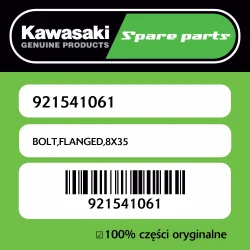 Śruba z kołnierzem 8X35 Kawasaki Bestseller