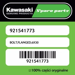 Śruba z kołnierzem 6X30 Kawasaki Rabat