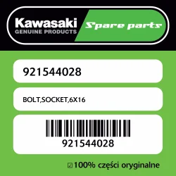 Śruba imbusowa 6X16 Kawasaki Zniżka