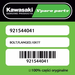 Zamów teraz Śruba z kołnierzem 10X77 Kawasaki