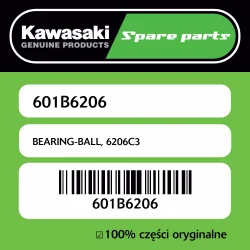 Bezpieczna płatność Łożysko kulkowe 6206C3 Kawasaki