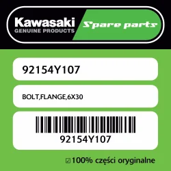 Śruba z kołnierzem 6X30 Kawasaki Promocja