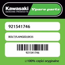 Sprawdź teraz Śruba z kołnierzem 8X35 Kawasaki