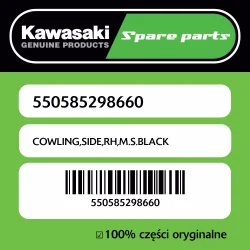 Owiewka boczna prawa M.S.BLACK Kawasaki Zamów dziś