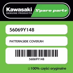 PATTERN,SIDE COVER,RH Hit cenowy