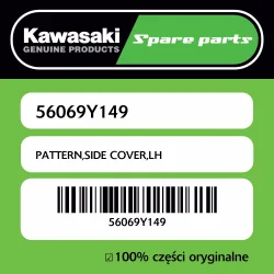 PATTERN,SIDE COVER,LH Niska cena