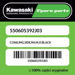 Super okazja Owiewka boczna prawa M.D.BLACK Kawasaki