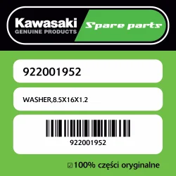 WASHER,8.5X16X1.2 Nowość