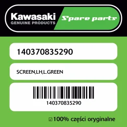 Rabat SCREEN,LH,L.GREEN