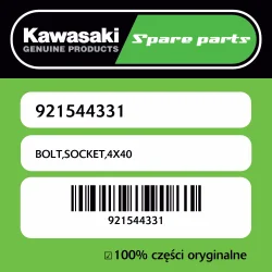 Śruba imbusowa 4X40 Kawasaki Nie przegap