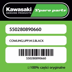 Owiewka górna M.S.BLACK Kawasaki Bestseller