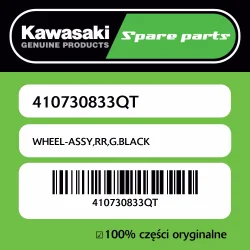 WHEEL-ASSY,RR,G.BLACK Bezpieczne zakupy