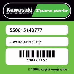Szybka wysyłka Owiewka górna L.GREEN Kawasaki