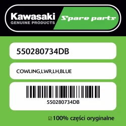 Owiewka dolna lewa BLUE Kawasaki Kup online