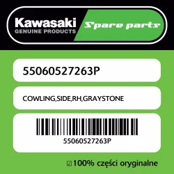 Owiewka boczna prawa GRAYSTONE Kawasaki Szybka wysyłka