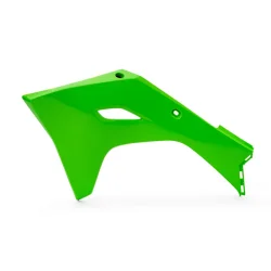 Nowość Boczna lewa osłona silnika Lime Green Kawasaki