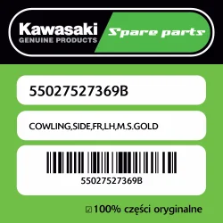 Owiewka boczna przednia lewa M.S.GOLD Kawasaki Rabat