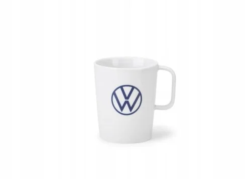 Kubek z logo VW biały 000069601BQ. Produkt nowy, oryginalny Łatwy zwrot
