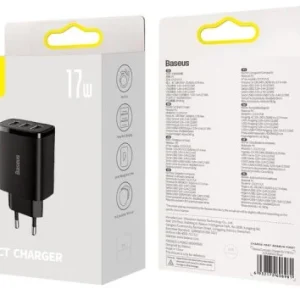 Ładowarka sieciowa zasilacz 3x USB-A 17W BASEUS Bestseller