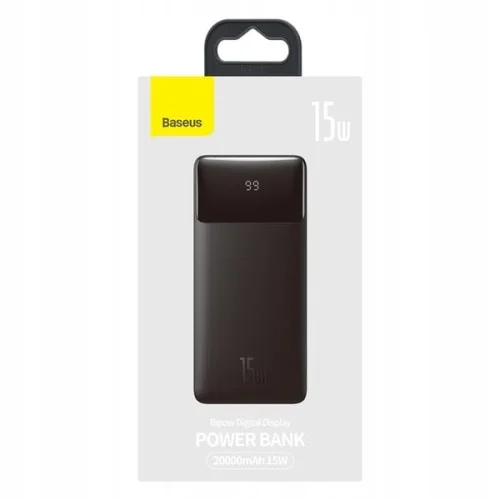 Power Bank 20000mAh 15W QUICK CHARGE BASEUS Taniej