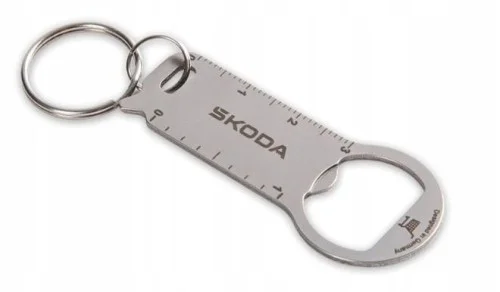 Smycz do kluczy metalowa wielofunkcyjna napis SKODA Oryginalna Kup teraz