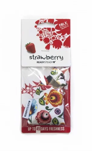 Folk Perfume Fresh Bag Strawberry - zapach samochodowy, odświeżacz truskawka Hit cenowy