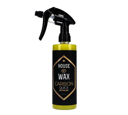 House of Wax Carbon Quick Detailer –quick detailer zapewnia śliskość, przyciemnienie i wysoką głębię koloru 500ml Szybka wysyłka