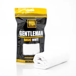 WORK STUFF Gentleman Basic White –delikatna mikrofibra bez obszycia, 40x40cm, 350gsm Zamów teraz