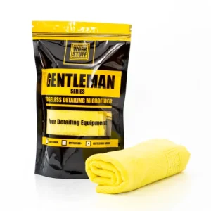 WORK STUFF Gentleman Basic Yellow –delikatna mikrofibra bez obszycia, 40x40cm, 350gsm Szybka dostawa