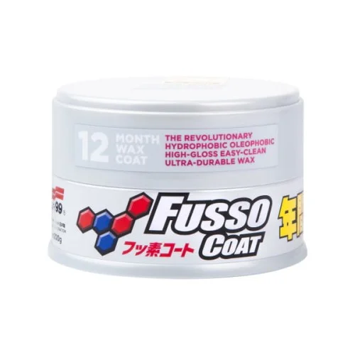 Soft99 New Fusso Coat 12 Months Light Wax –syntetyczny wosk o trwałości do 12 miesięcy 200g Premium