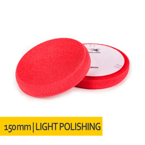 NAT Czerwona średnio Miękka gąbka polerska 150mm Obniżka ceny