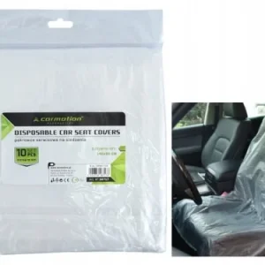 Wybór klientów AC Products Car Seat Covers - serwisowe/warsztatowe, foliowe pokrowce na siedzenia 10szt,