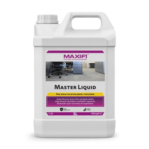 Zamów teraz Maxifi Master Liquid –silny pre-spray do mocnych zabrudzeń 5l
