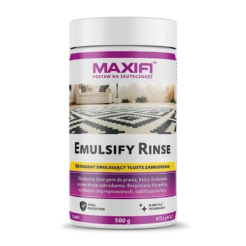 Maxifi Emulsify Rinse –płyn do płukania ekstrakcyjnego delikatnych tkanin 500g Dodaj do koszyka