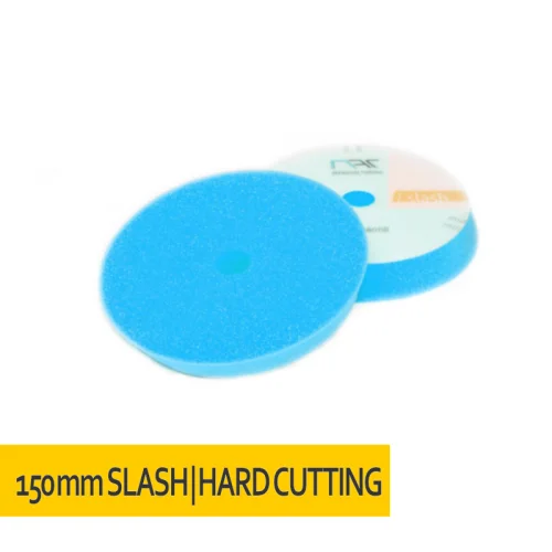 NAT Slash DA Niebieska Twarda gąbka polerska 133/148mm Premium