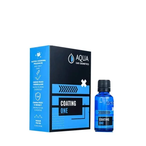 AQUA Coating ONE - łatwa w aplikacji powłoka ceramiczna do 12 miesięcy 30ml Oferta limitowana