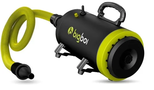Bezpieczne zakupy BigBoi BlowR MINI Car Dryer - dmuchawa do osuszania karoserii 2800W, regulacja temperatury i siły nadmuchu, wąż 5 m