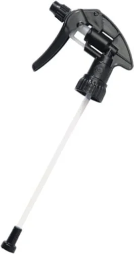 Darmowy zwrot Canyon Black Trigger Sprayer - profesjonalny spryskiwacz, atomizer do butelek HDPE i PET z gwintem 28/410