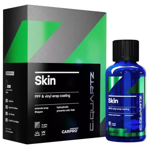 Ostatnie sztuki CarPro CQuartz Skin - powłoka ochronna do folii ochronnych i winylowych 50ml