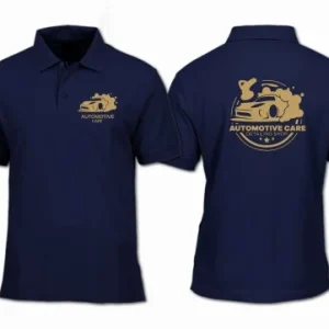 Premium Automotive Care POLO Navy - firmowa, wysokiej jakości koszulka z kołnierzykiem rozmiar M