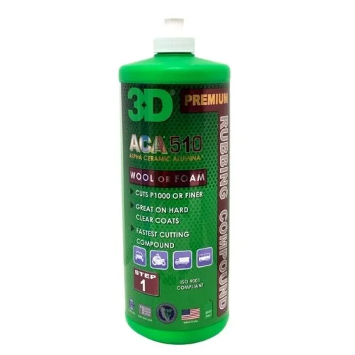 Ekspresowa dostawa 3D ACA 510 Rubbing Compound - najwyższej jakości ścierna pasta polerska 946ml