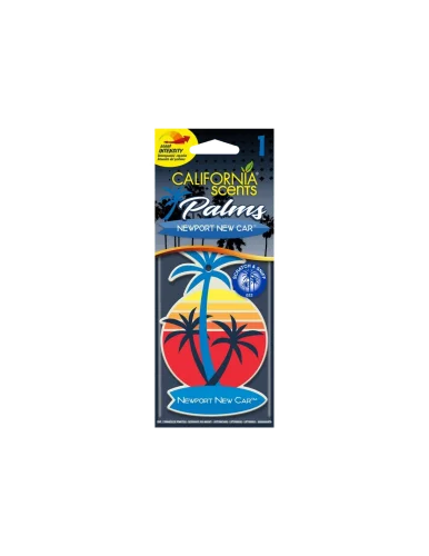 Ekspresowa dostawa California Scents Hang Out Palms - Newport New Car - zawieszka zapachowa palma