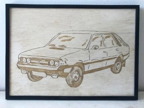 Zniżka Meldor Art Polonez Borewicz - grawer ręczny w drewnie