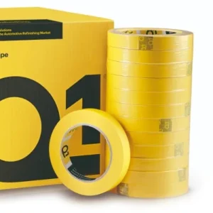 Darmowy zwrot Q1 Premium Masking Tape - wysokiej jakości taśma maskująca, żółta 24mm x 50m 1szt.