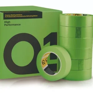 Q1 High Performance Masking Tape - wysokiej jakości taśma maskująca, zielona 24mm x 50m 1szt. Hit cenowy